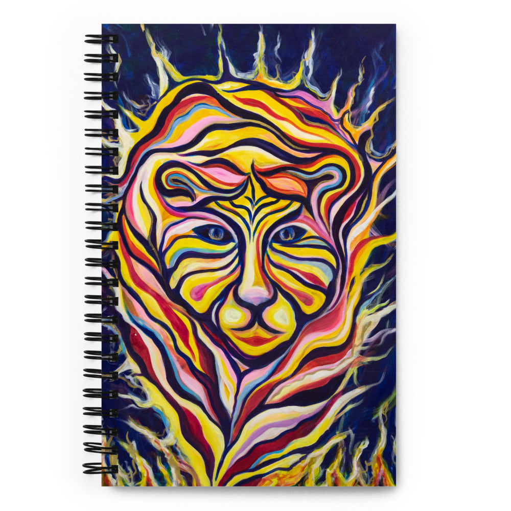 Fire Tiger - Spiral Notebook