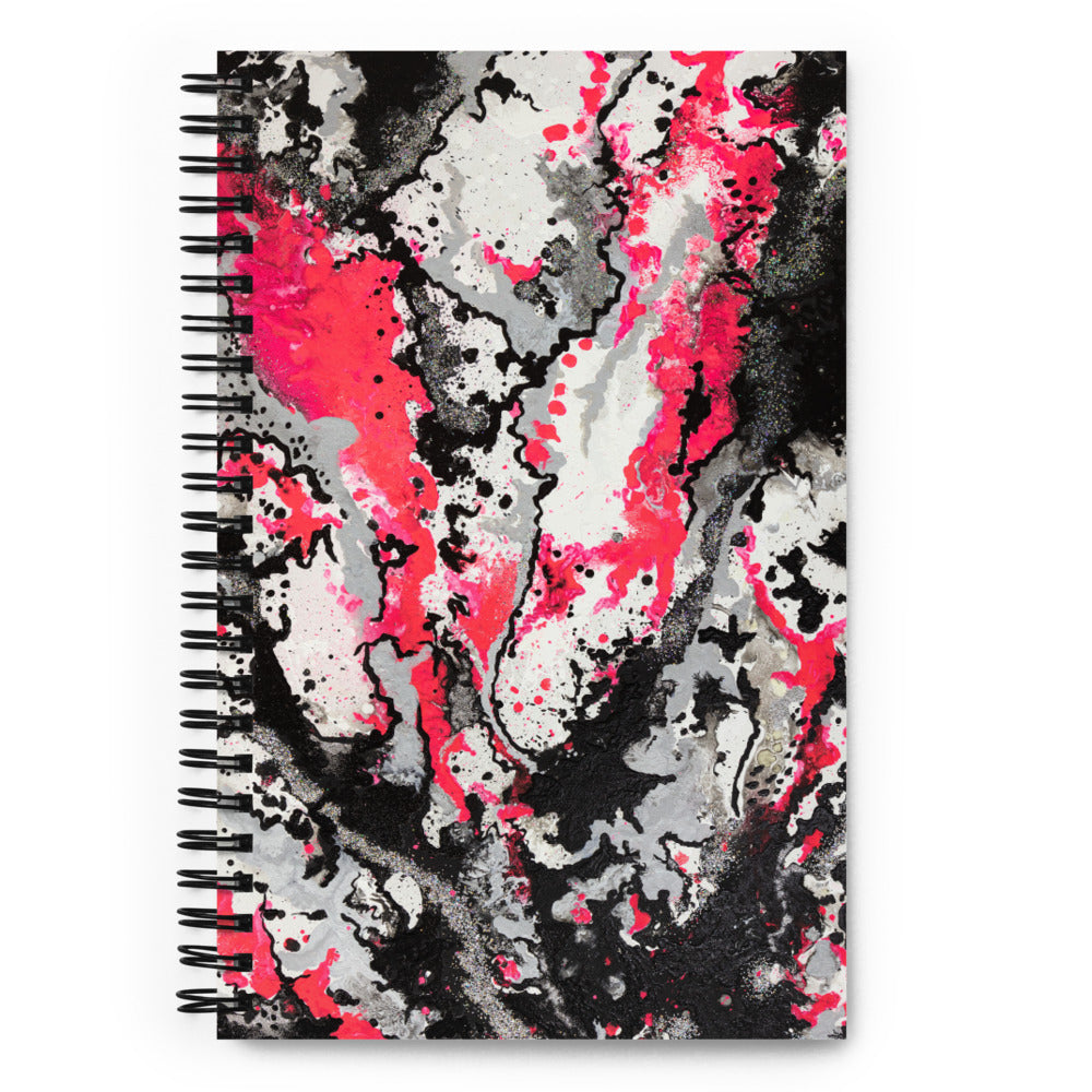 Pink Universe - Spiral Notebook