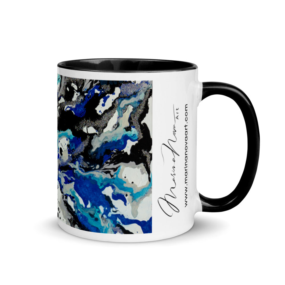 Blue Universe - Mug with Color Inside